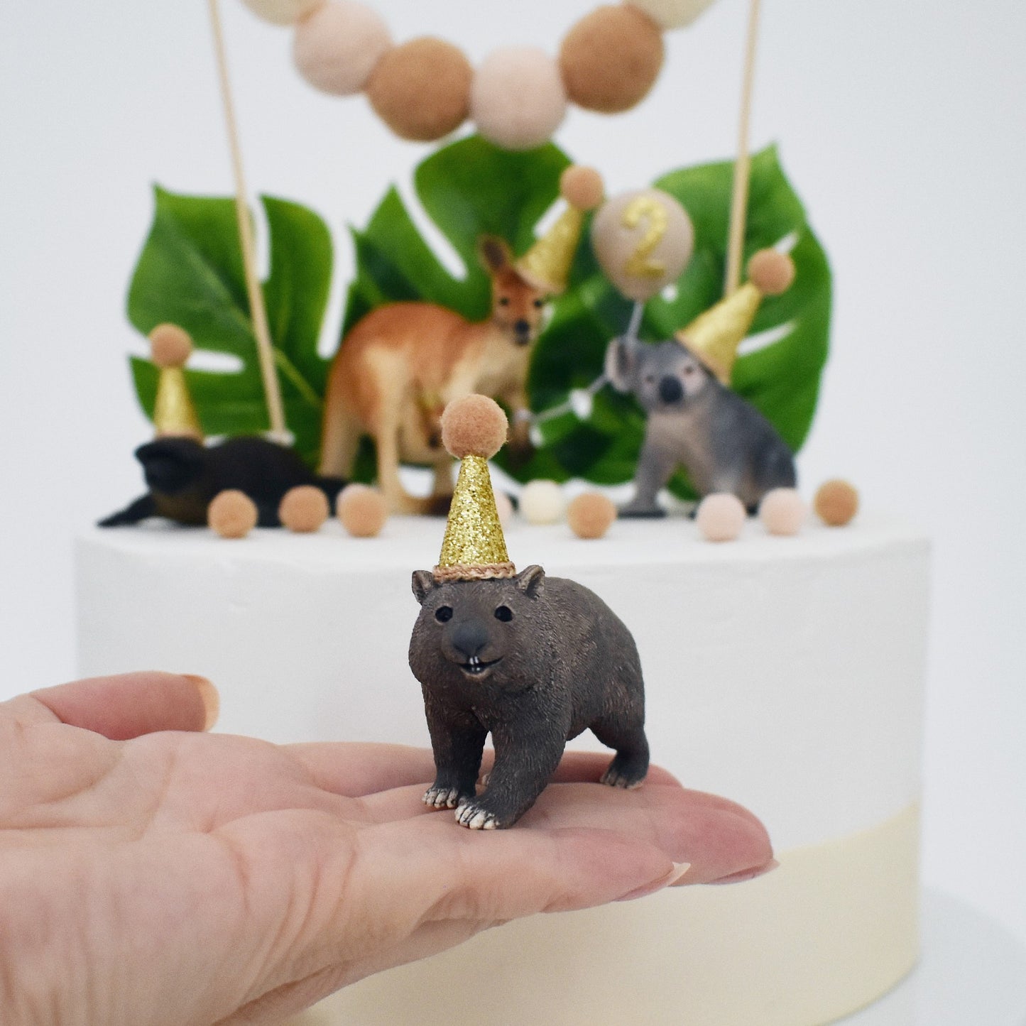 wombat cake topper