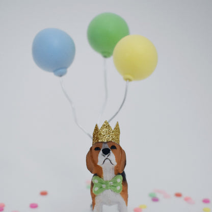 READY TO POST Beagle Dog Cake Topper