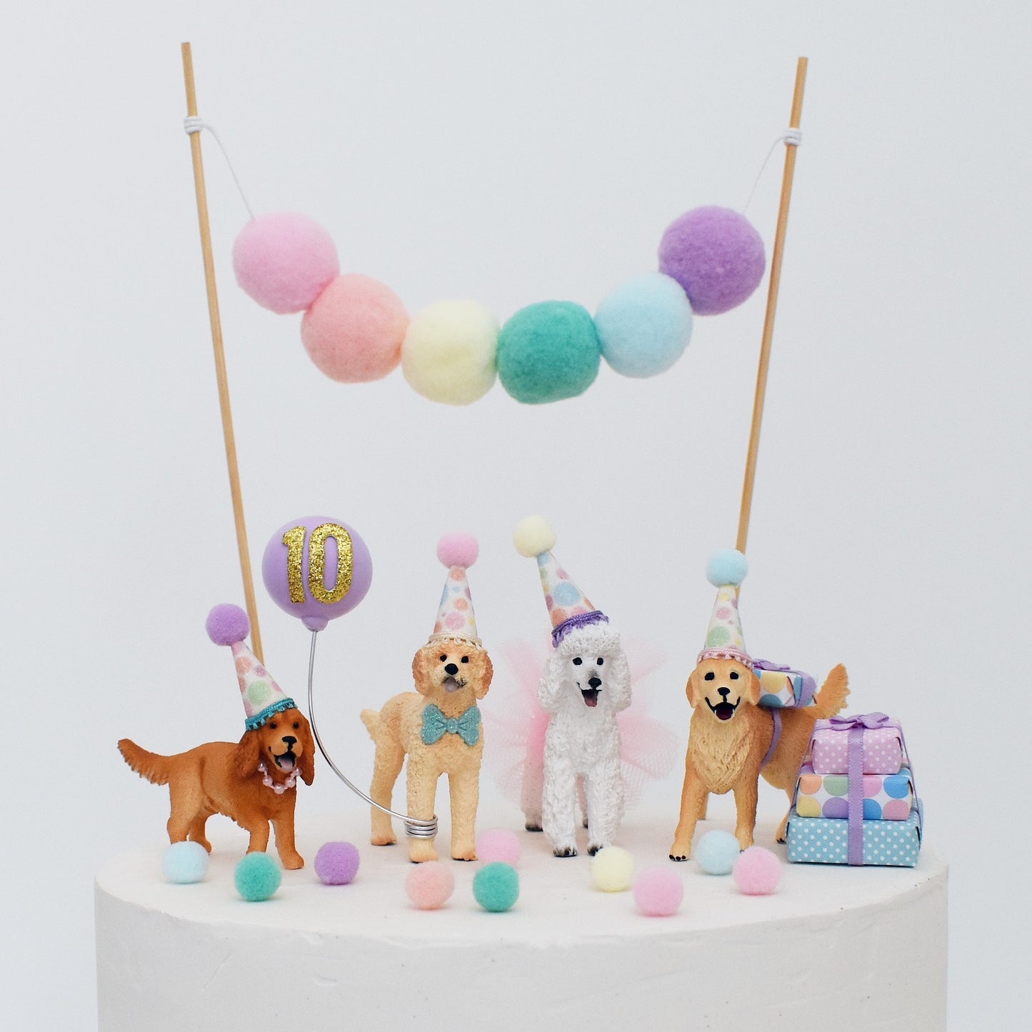 Dog cake on sale toppers party supplies