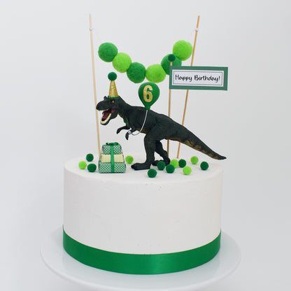 Cake Topper Accessory Set: Green