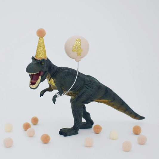 neutral dinosaur cake topper
