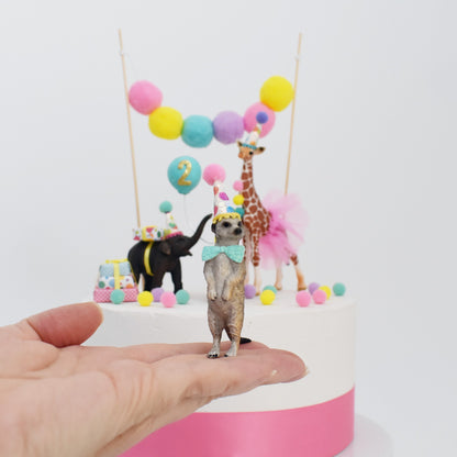 Rainbow Safari Animal Cake Toppers