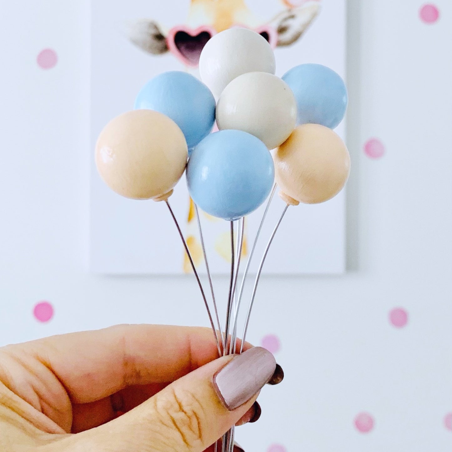 ADD ON: One Mini Balloon for your Animal Cake Topper