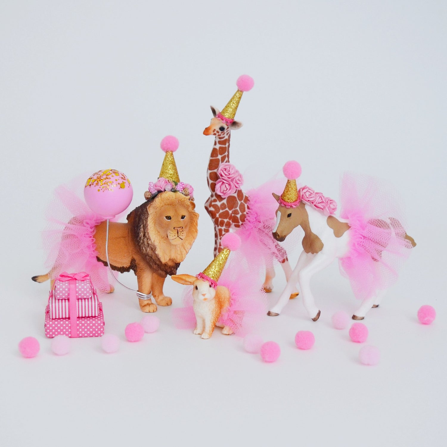 party animal cake topper
