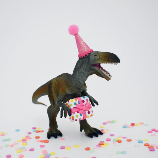 girl dinosaur cake topper