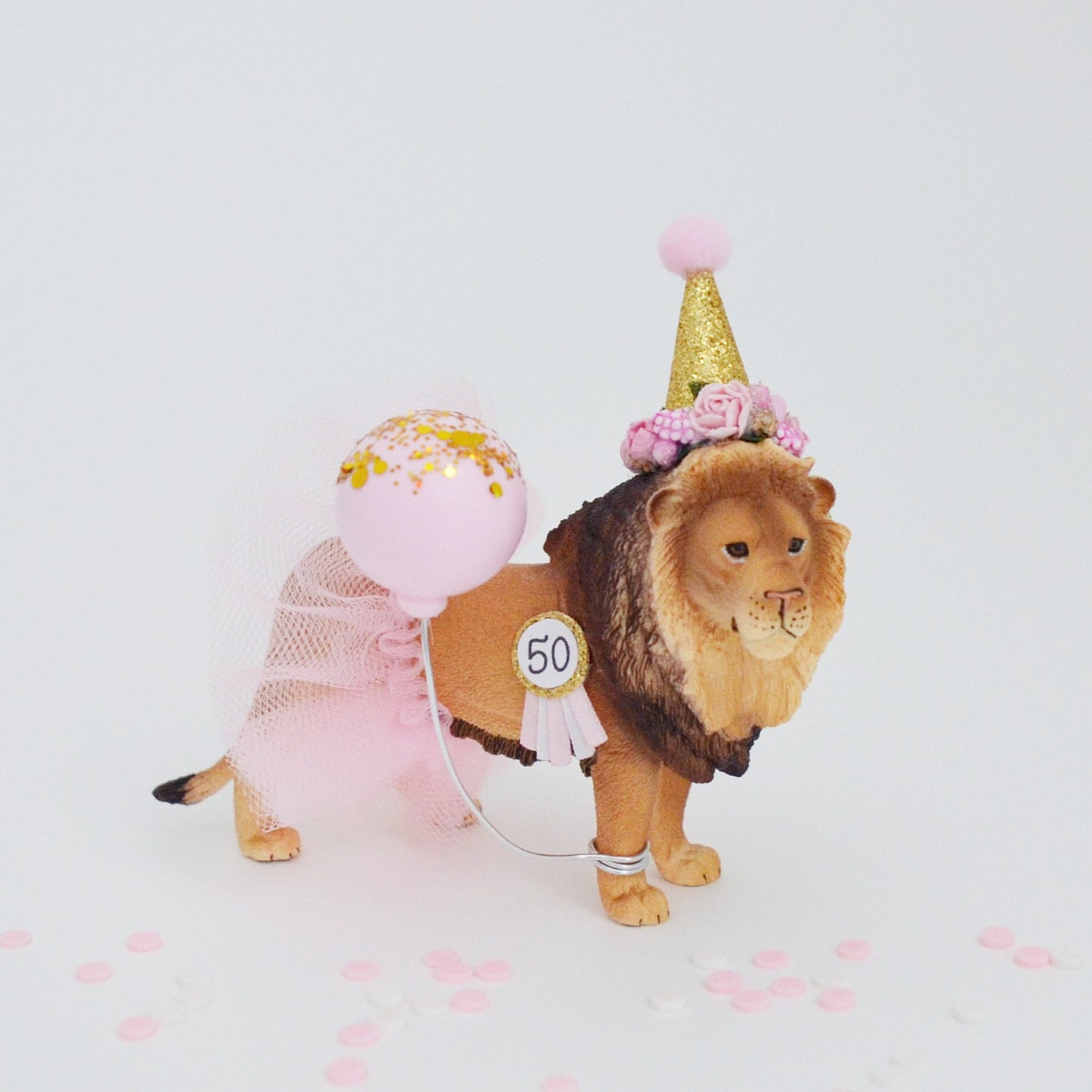 ADD ON: Mini  Birthday Badge for your Animal Cake Topper