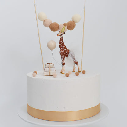 giraffe cake topper