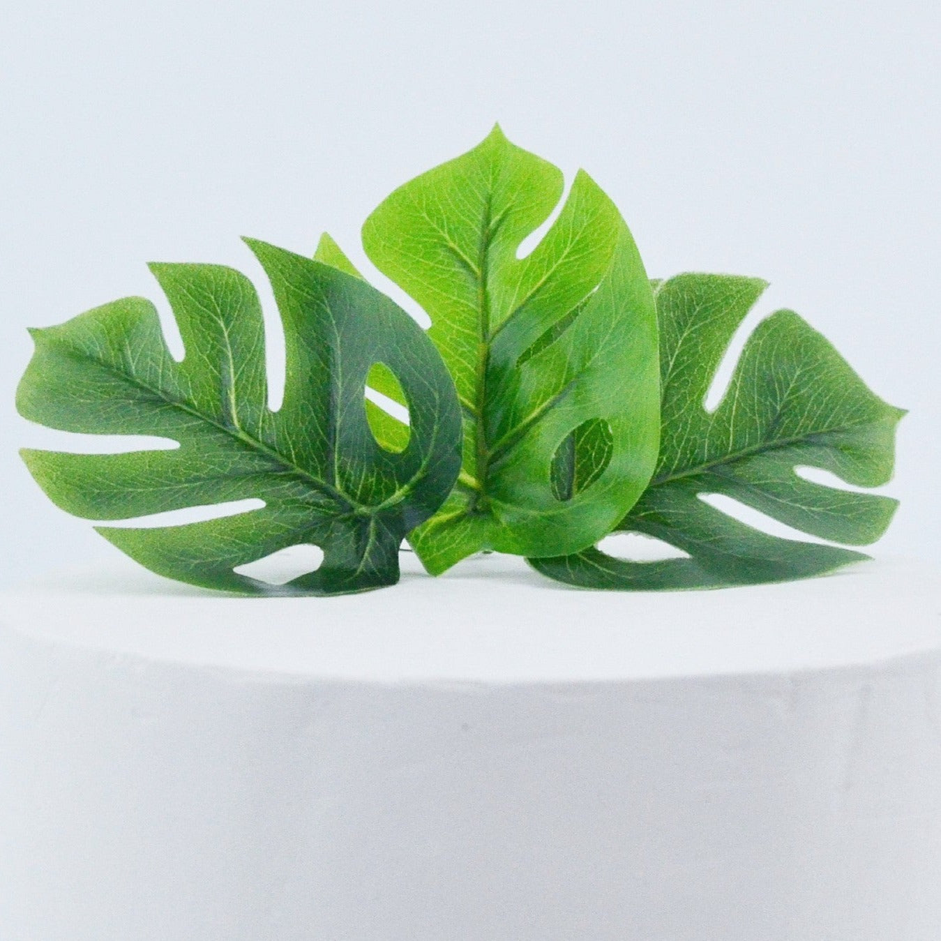 jungle leaves cake topper