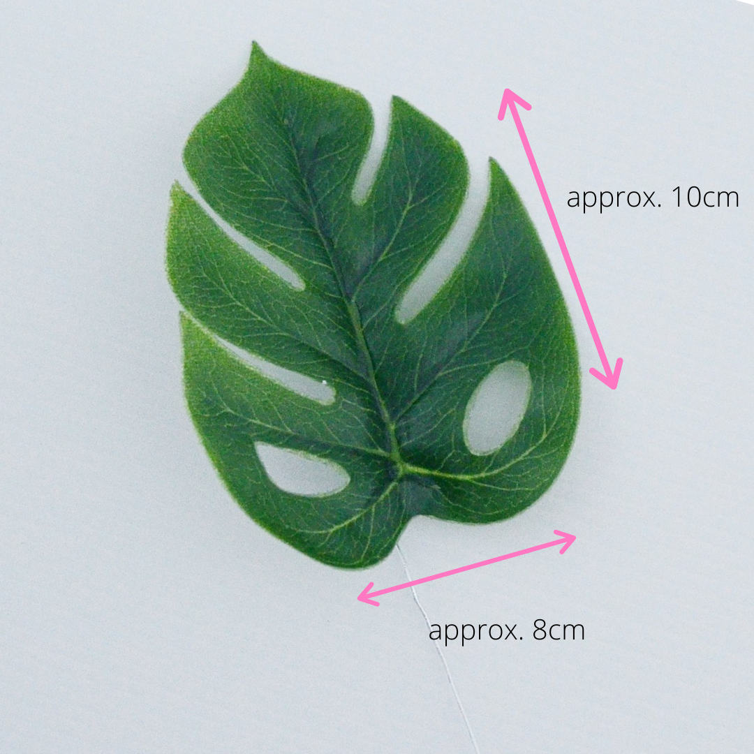 safari leaf cake topper