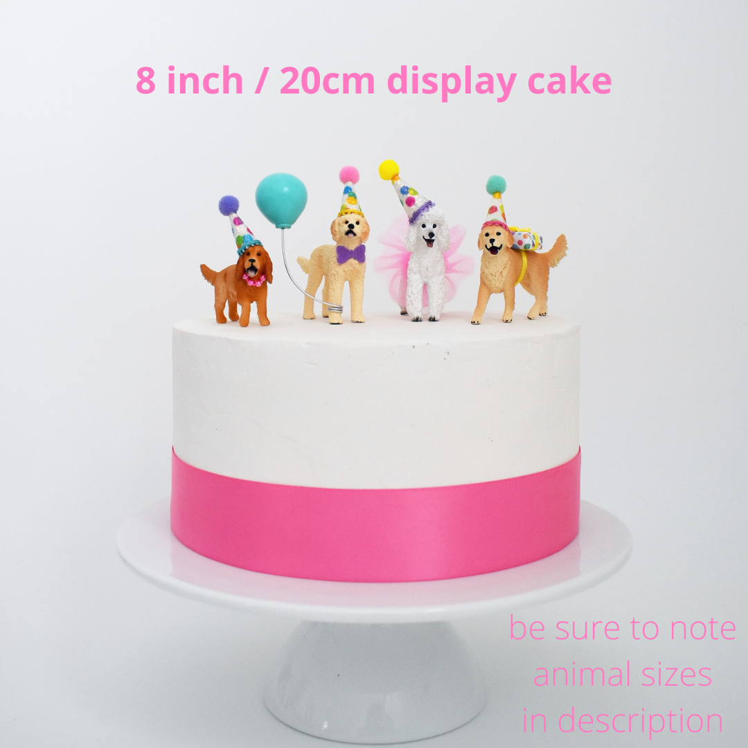 puppy cake toppers