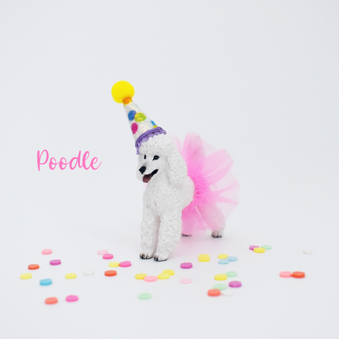 poodle cake topper