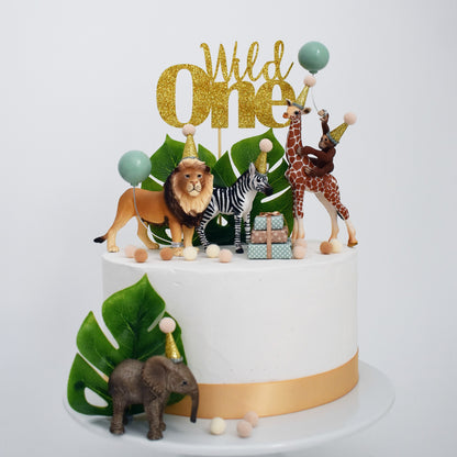 ADD ON: Jungle / Safari Leaves Cake Topper